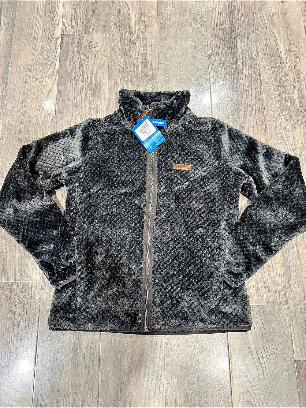 Columbia Fire Side II Sherpa FZ Jacket in Black Size Medium